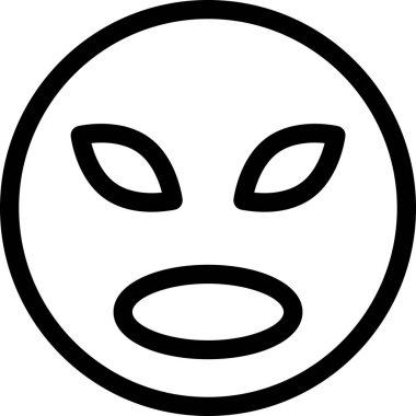 Maskot duygularının modern grafik çizimi ikonu şaşırttı