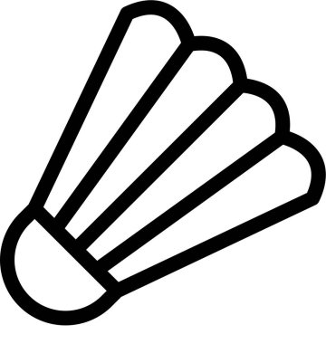 Mekik siki simgesi, minimalist vektör illüstrasyonu