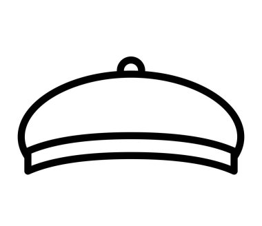 şık şapka vektör ilüstrasyonu 