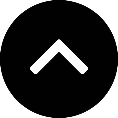 beyaz arkaplanda izole üst yön, vektör illüstrasyonu