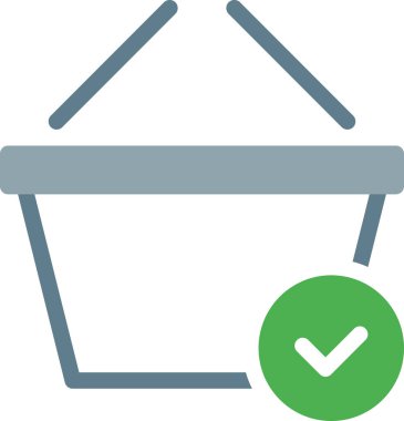 Alışveriş sepetinin vektör illüstrasyonuName 