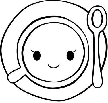 Gülümseme ifadesi yüz ifadeleri vektör illüstrasyonu