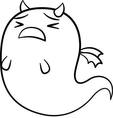 hüzünlü ifade yüz ifadesi vektör illüstrasyonu