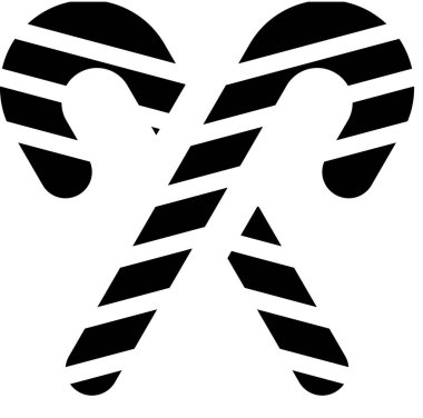 Boşluk vektör resmini Noel şekeriyle kopyala