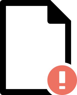 Metin belgesi simgesi, vektör illüstrasyonu