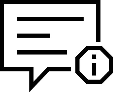  İleti yorum vektörü, illüstrasyon