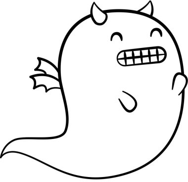 Gülümseme ifadesi yüz ifadeleri vektör illüstrasyonu