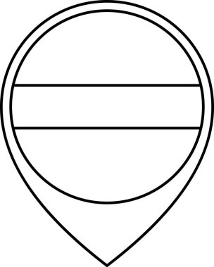 Letonya düz simgesi bayrağı, vektör illüstrasyonu  