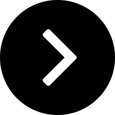 Beyaz arkaplanda izole edilmiş sonraki simge, vektör illüstrasyonu