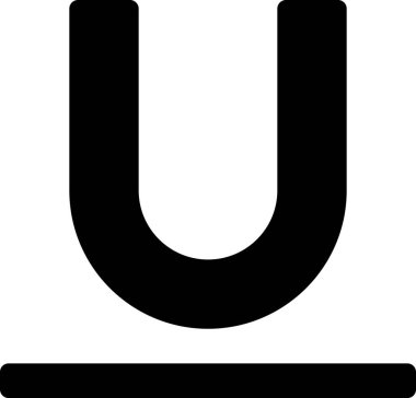 altı çizili web simgesi vektör resimleme arkaplanı 