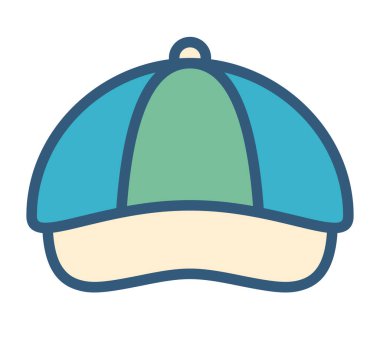 şık şapka vektör ilüstrasyonu 