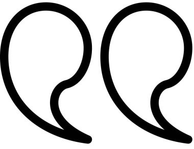 Beyaz arkaplanda izole edilmiş bir simge, vektör illüstrasyonu