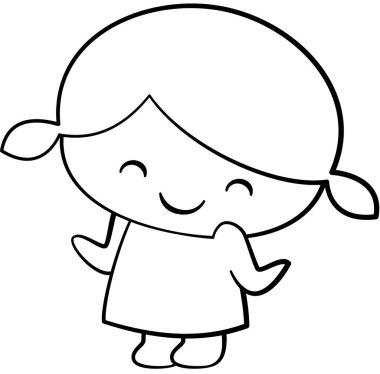 Gülümseme ifadesi yüz ifadeleri vektör illüstrasyonu