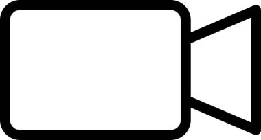 Kamera simgesi, Vektör düz biçim İllüstrasyon