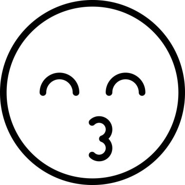 Beyaz arkaplanda ıslık yüzü izole edildi, vektör illüstrasyonu