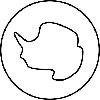 Antarktika vektör illüstrasyonunun bayrağı