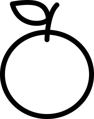 Turunçgil meyvesinin vektör çizimi