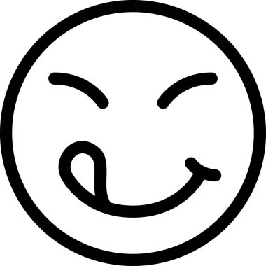 Maskot duygularının modern grafik çizimi Mutlu simge