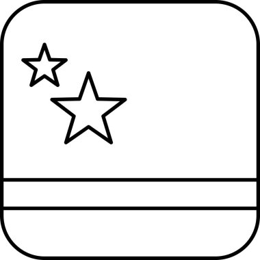 Curacao düz simgesi bayrağı, vektör illüstrasyonu 