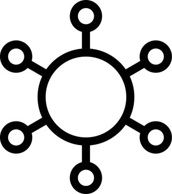 yapı simgesi, minimalist vektör illüstrasyonu