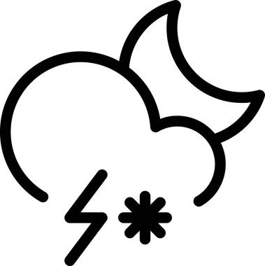 gece web vektör resimleme arkaplanı