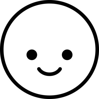 Gülümseme avatarı, duygu konsepti vektör çizimi