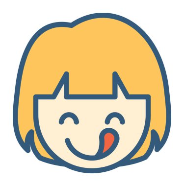 emoticon konsepti, vektör illüstrasyonu ye