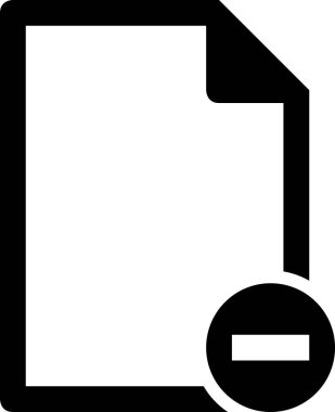 Metin belgesi simgesi, vektör illüstrasyonu