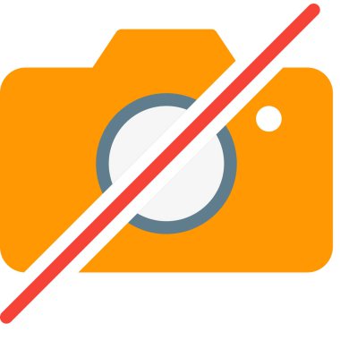 Kamera simgesi, Vektör düz biçim İllüstrasyon