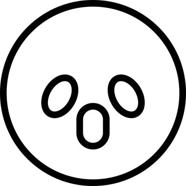 Çığlık avatarı, duygu konsepti vektör çizimi