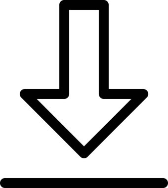 Beyaz arkaplanda izole edilmiş ok simgesi, vektör illüstrasyonu