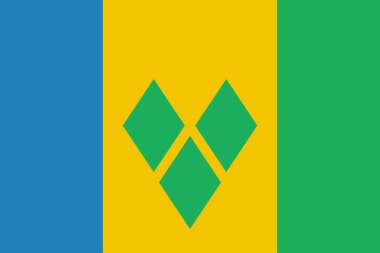 Saint Vincent ve Grenadines bayrağı, dünya bayrağı konsepti