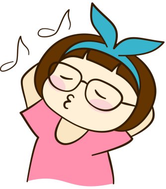 şirin yüz ifadesi simgesi vektör illüstrasyonu