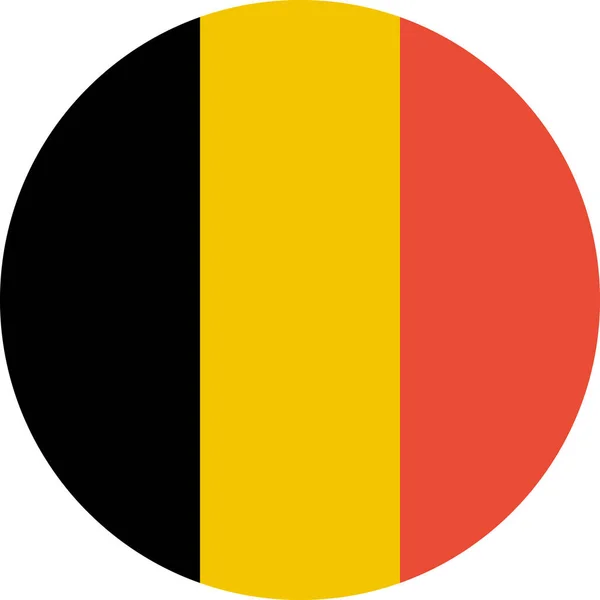 Ilustrasi Vektor Bendera Belgia - Stok Vektor