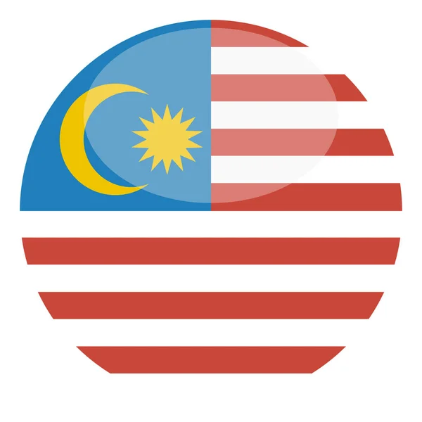 Flag Malaysia World Flag Concepts Background — 스톡 벡터