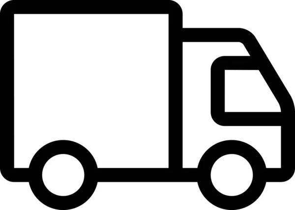 Ícone Transporte Ilustração Vetorial Minimalista — Vetor de Stock