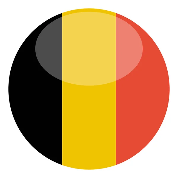 Belgium Web Icon Vector Illustration Background — Stock Vector