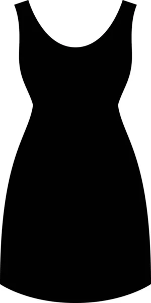 Icono Vestido Ropa Moda Vector Ilustración — Archivo Imágenes Vectoriales