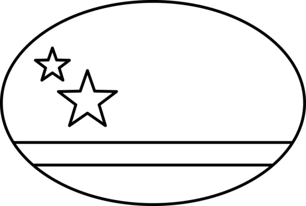 キュラソーの国旗 — ストックベクタ