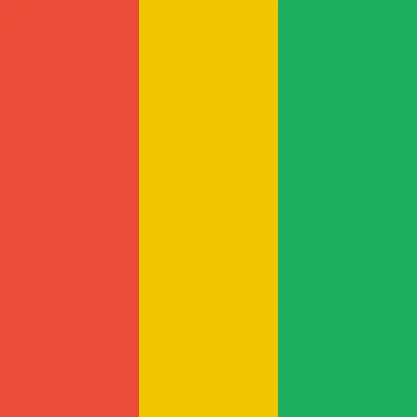 Flagge Von Guinea Hintergrund Des Konzepts Der Weltflagge — Stockvektor