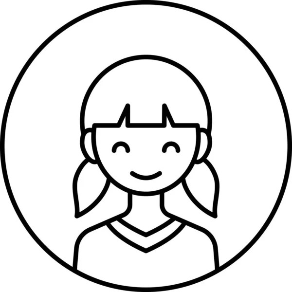 Иконка Аватара Векторная Иллюстрация Профиля — стоковый вектор
