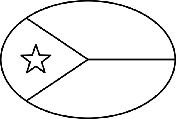 Σημαία Τζιμπουτί Εθνική Σημαία — Διανυσματικό Αρχείο