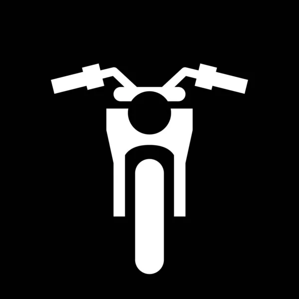 Motorfiets Web Vector Illustratie Achtergrond — Stockvector