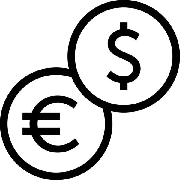 Vector Illustration Money Sign Business Finance Concept — Stock Vector
