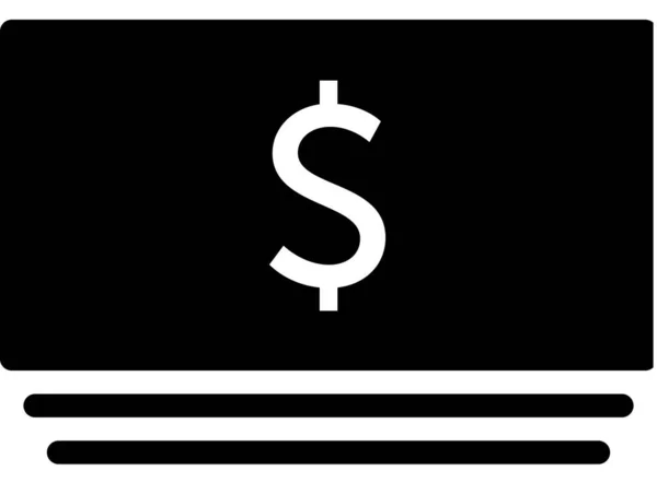 Векторна Ілюстрація Грошового Знаку Концепції Бізнесу Фінансів — стоковий вектор