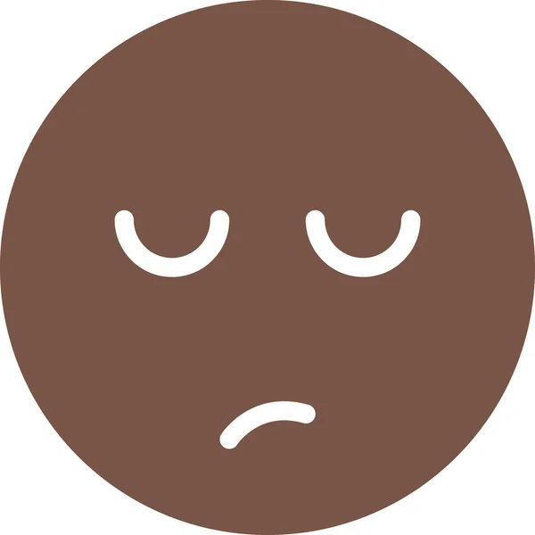 Expresión Cara Emoticono Vector Ilustración — Archivo Imágenes Vectoriales