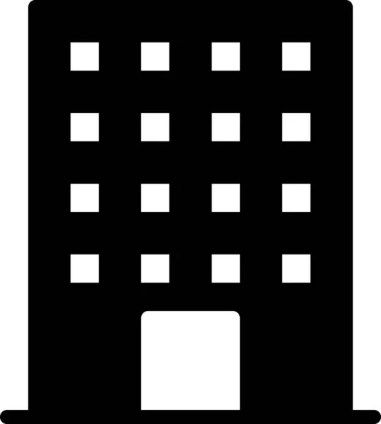 Huis Plat Pictogram Vector Illustratie — Stockvector