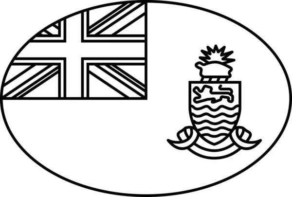 Bandera Islas Caimán — Archivo Imágenes Vectoriales