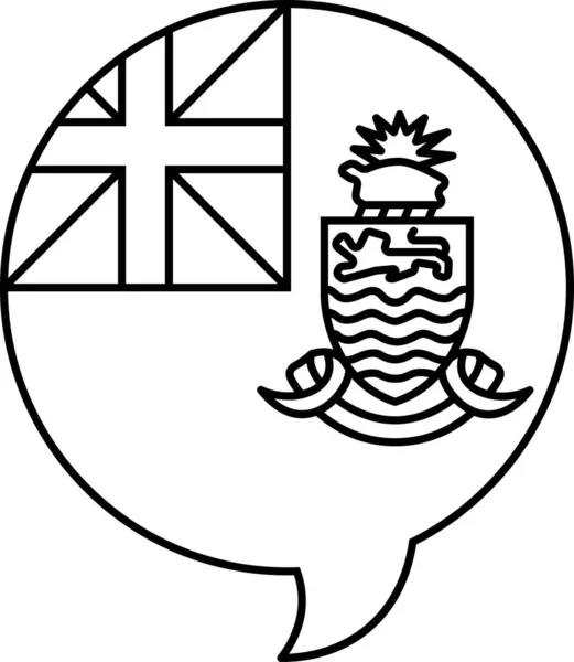 Γλώσσα Των Νήσων Καϋμάν — Διανυσματικό Αρχείο