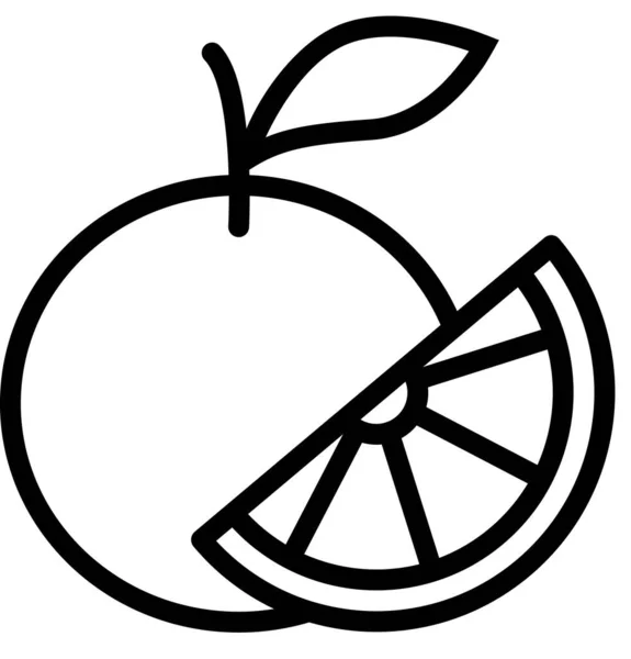 Vectorillustratie Van Citrusvruchten — Stockvector